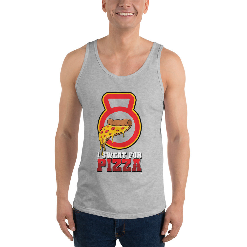 "I Sweat for Pizza" - Unisex Tank Top