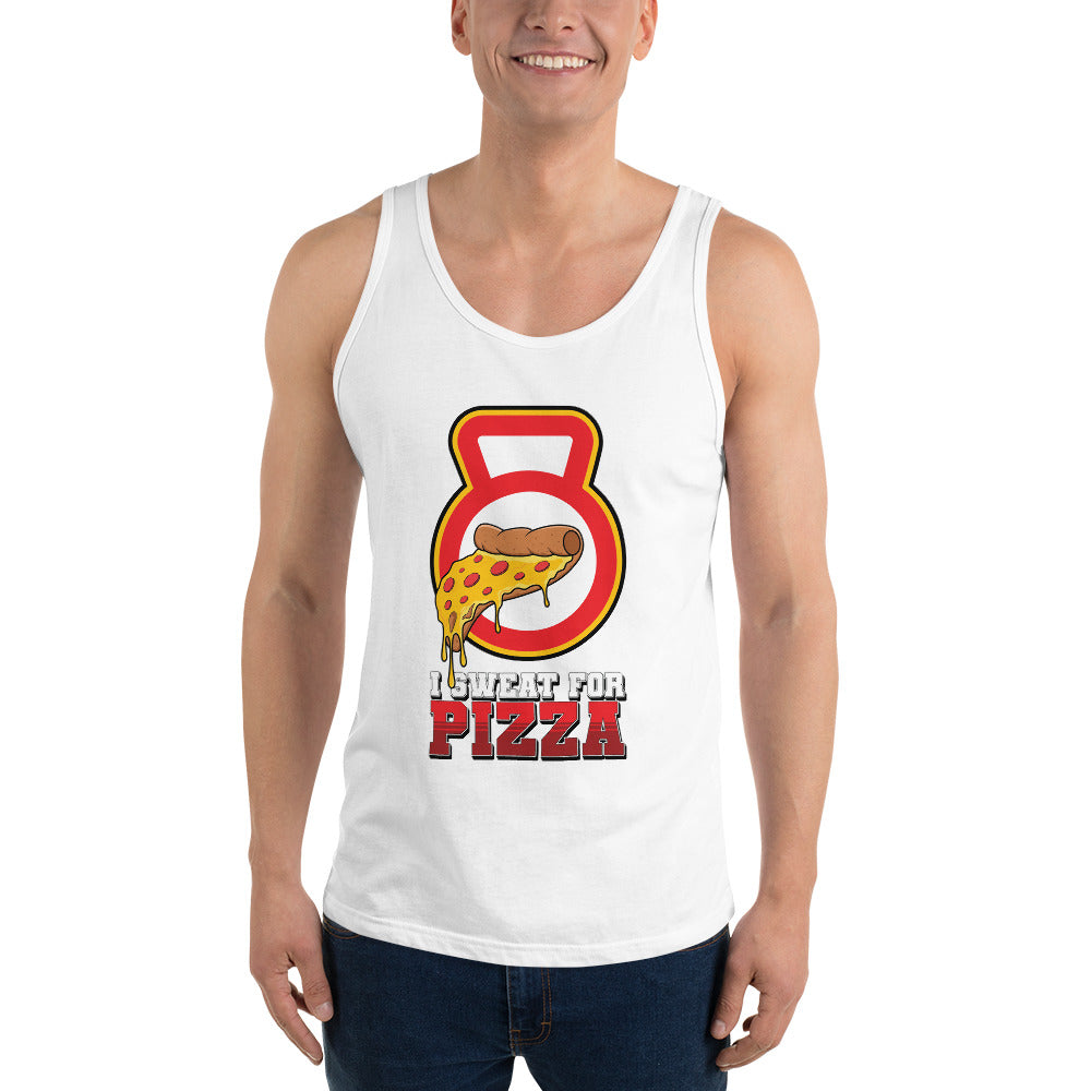 "I Sweat for Pizza" - Unisex Tank Top