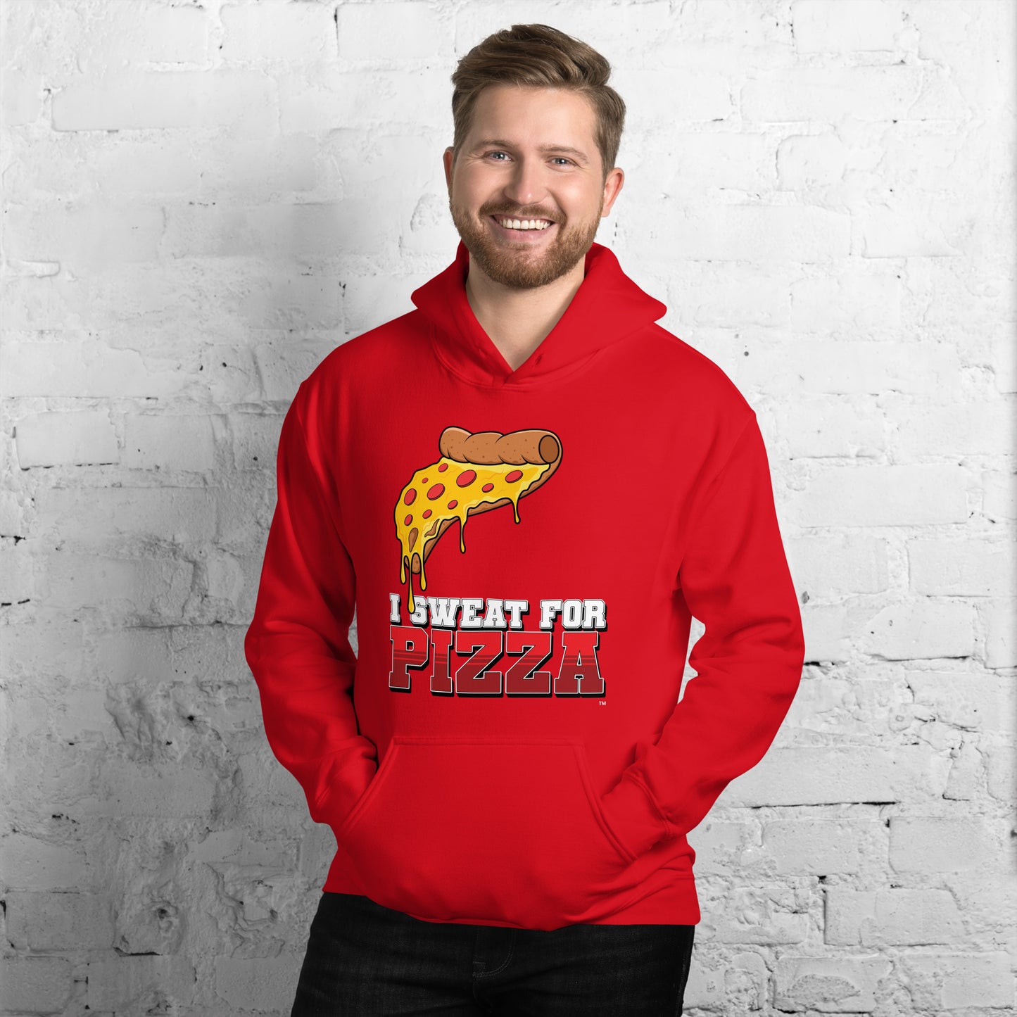 "I Sweat for Pizza" Unisex Hoodie